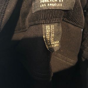 Forever 21 Pants - Black corduroy overalls Forever 21 Pants - Black corduroy overalls
